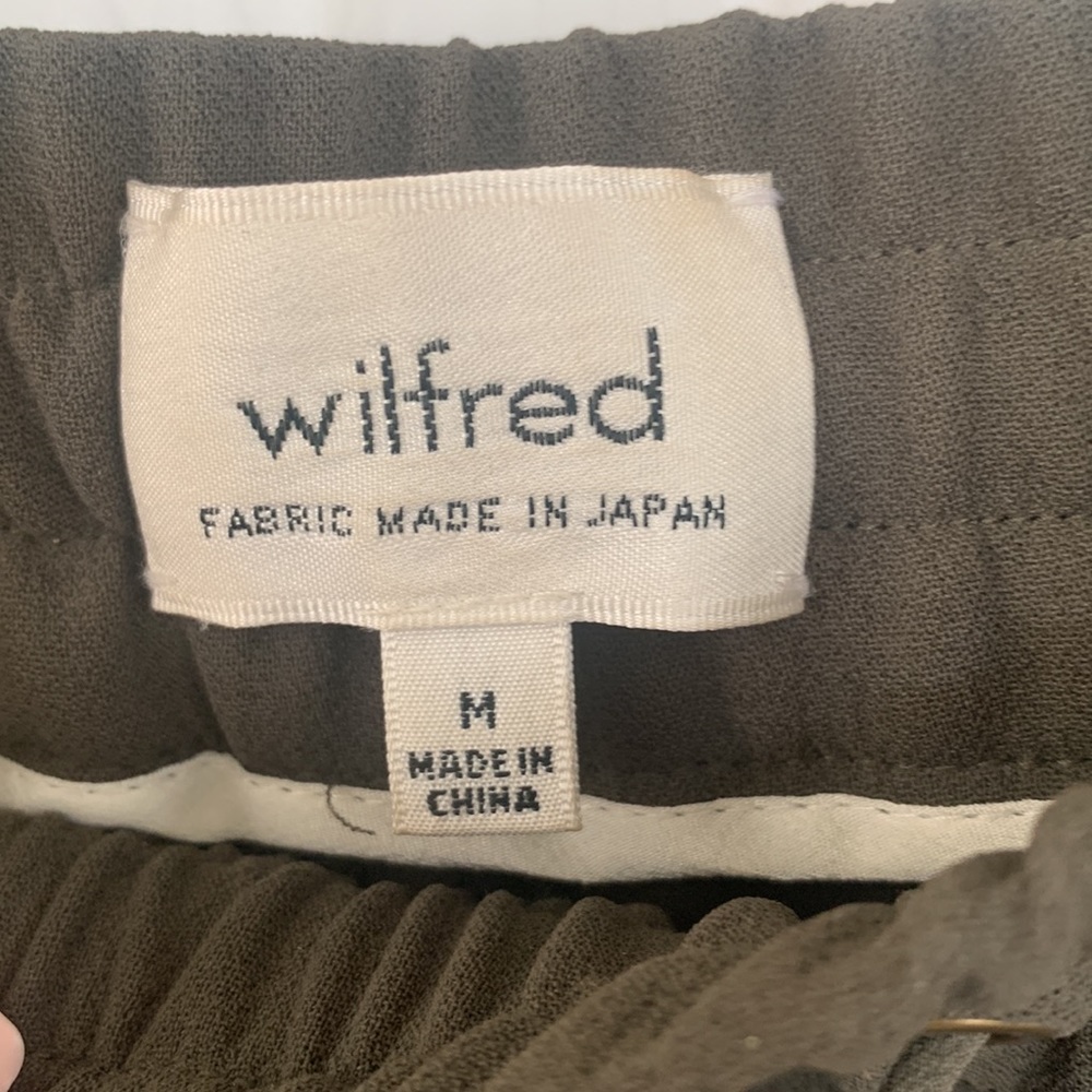 Wilfred Free Joggers Size M, Color Army Green - image 6